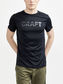 Craft CORE Charge Hardloopshirt Korte Mouwen Zwart Heren