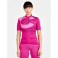 Craft CORE Endurance Logo Fietsshirt Korte Mouwen Roze Dames