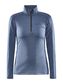 Craft CORE Gain Midlayer Lange Mouwen Blauw/Grijs Dames