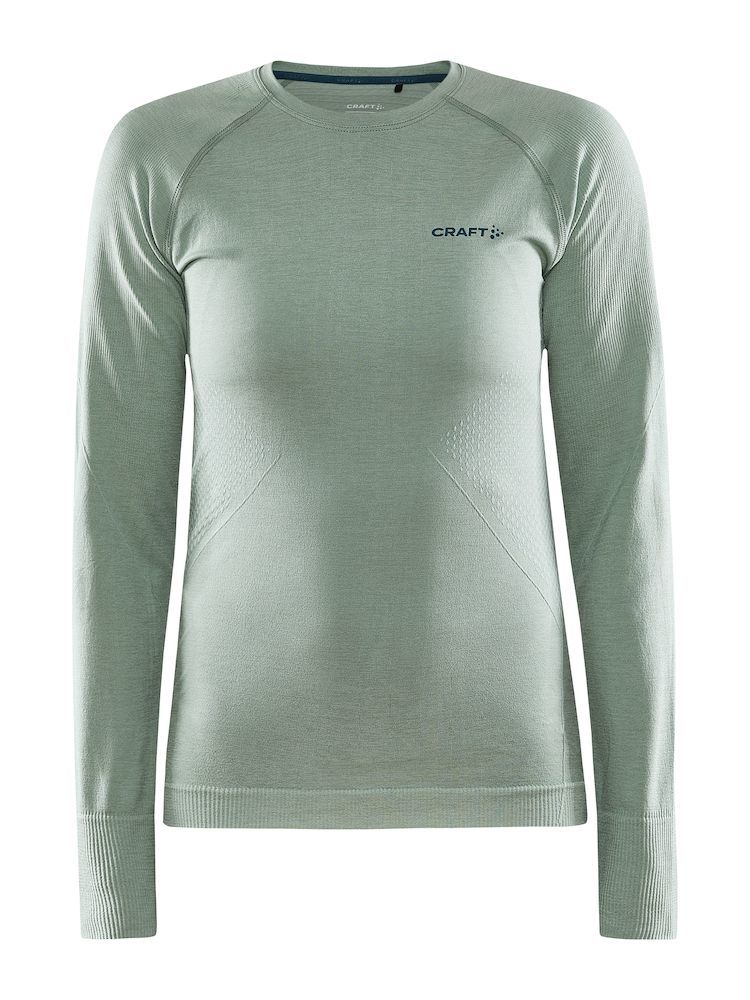 Craft CORE Dry Active Comfort Thermoshirt Lange Mouwen Lichtgroen Dames