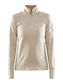 Craft ADV SubZ Hardloopshirt Lange Mouwen Beige Dames
