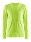 Craft ADV Essence Hardloopshirt Lange Mouwen Fluo Groen Heren
