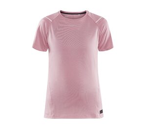 Craft PRO Hypervent Hardloopshirt Korte Mouwen Roze Dames