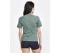 Craft CORE Dry Active Comfort Hardloopshirt Korte Mouwen Groen Dames