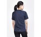 Craft ADV Gravel Fietsshirt Korte Mouwen Donkerblauw Dames