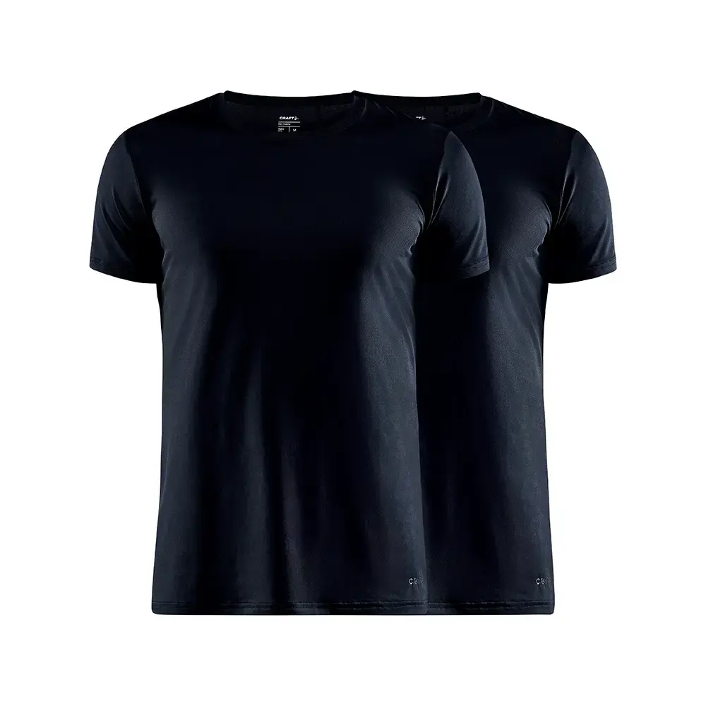 Craft Core Dry Multi Ondershirt Korte Mouwen Zwart Heren 2 Pack