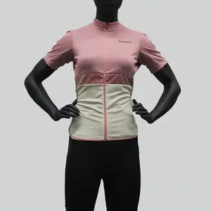 Craft CORE Endurance Fietsshirt Korte Mouwen Roze/Wit Dames