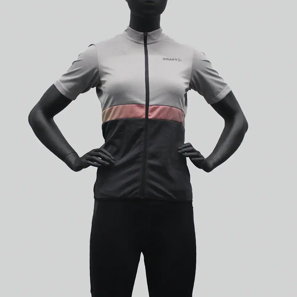 Craft CORE Endurance Fietsshirt Korte Mouwen Grijs Dames