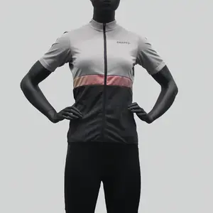 Craft CORE Endurance Fietsshirt Korte Mouwen Grijs Dames