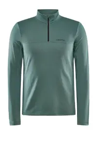 Craft CORE Gain Midlayer Lange Mouwen Groen/Zwart Heren