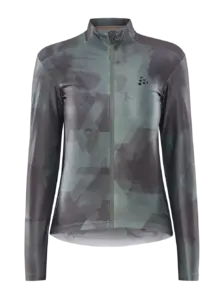 Craft Core Bike Essence Fietsshirt Lange Mouwen Groen/Multi Dames