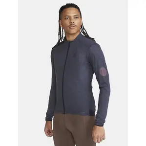 Craft CORE Bike Essence Wool Fietsshirt Lange Mouwen Donkerblauw Heren