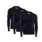 Craft Progress Crewneck 3-Pack Thermoshirt Lange Mouwen Zwart Heren