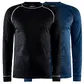 Craft Active Thermoshirt Lange Mouwen 2-pack Zwart/Blauw Heren