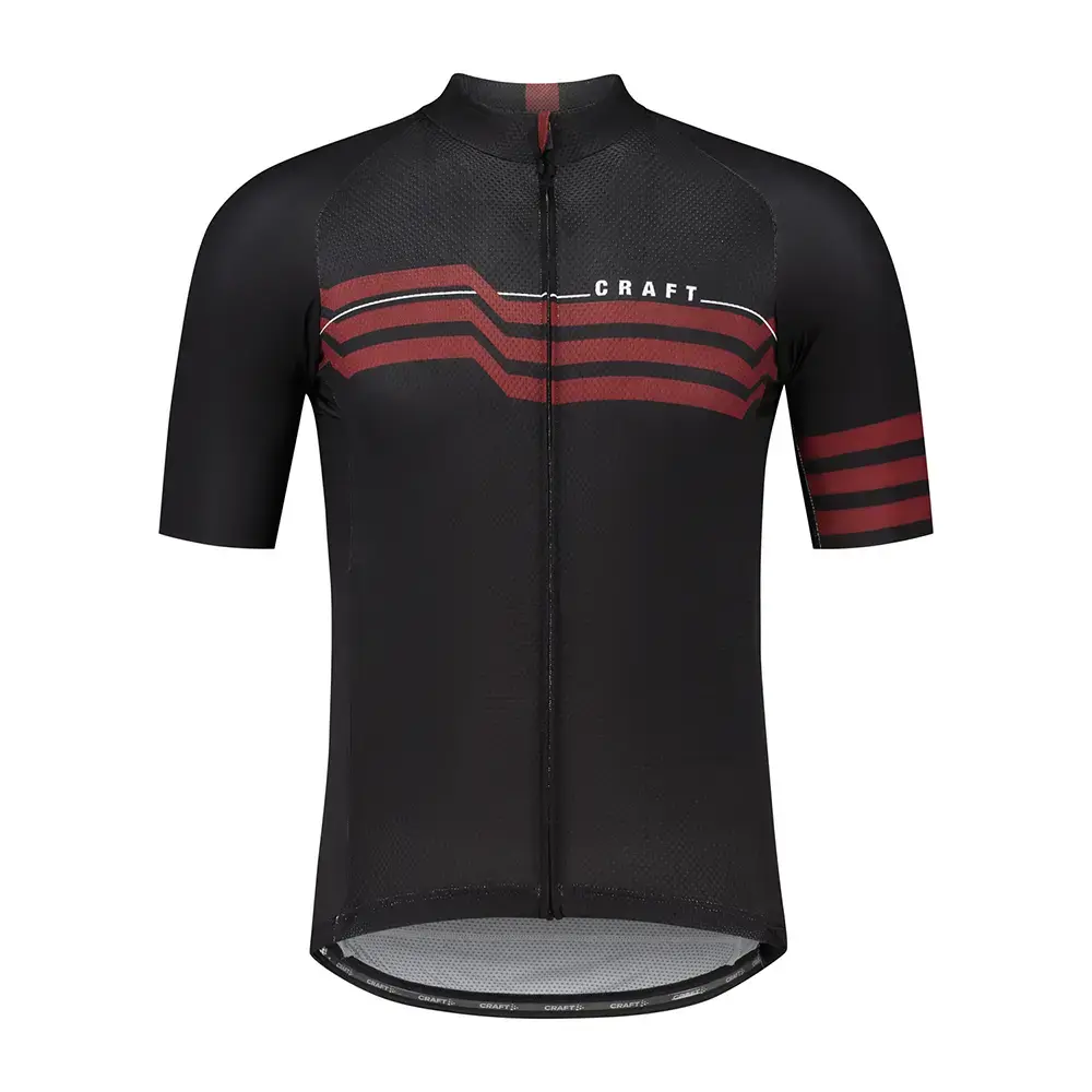 Craft LMTD 3.0 Fietsshirt Korte Mouwen Zwart/Rood Heren