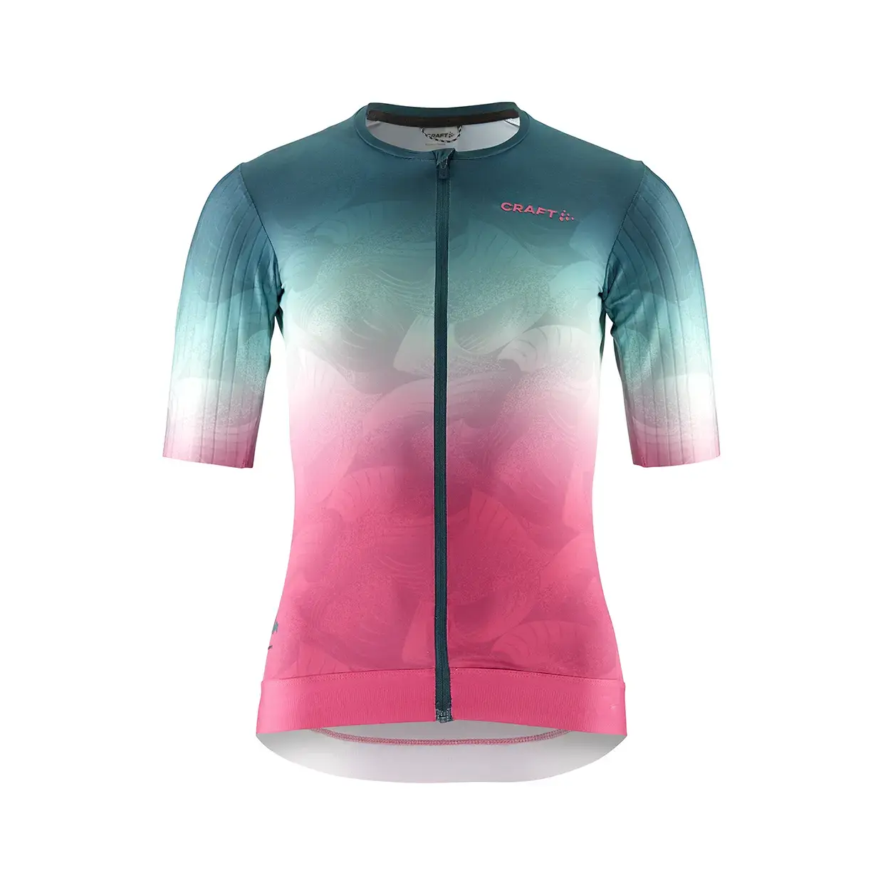 Craft ADV Aero Fietsshirt Korte Mouwen Roze/Groen Dames