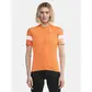 Craft Core Endur Logo Fietsshirt Korte Mouwen Oranje Dames