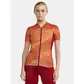 Craft Koppenberg ADV Endurance Fietsshirt Korte Mouwen Rood/Oranje Dames