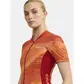 Craft Koppenberg ADV Endurance Fietsshirt Korte Mouwen Rood/Oranje Dames