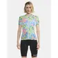 Craft ADV Endurance Graphic Fietsshirt Korte Mouwen Wit/Multi Dames