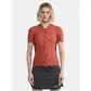 Craft ADV Endurance Fietsshirt Korte Mouwen Oranje/Rood Dames