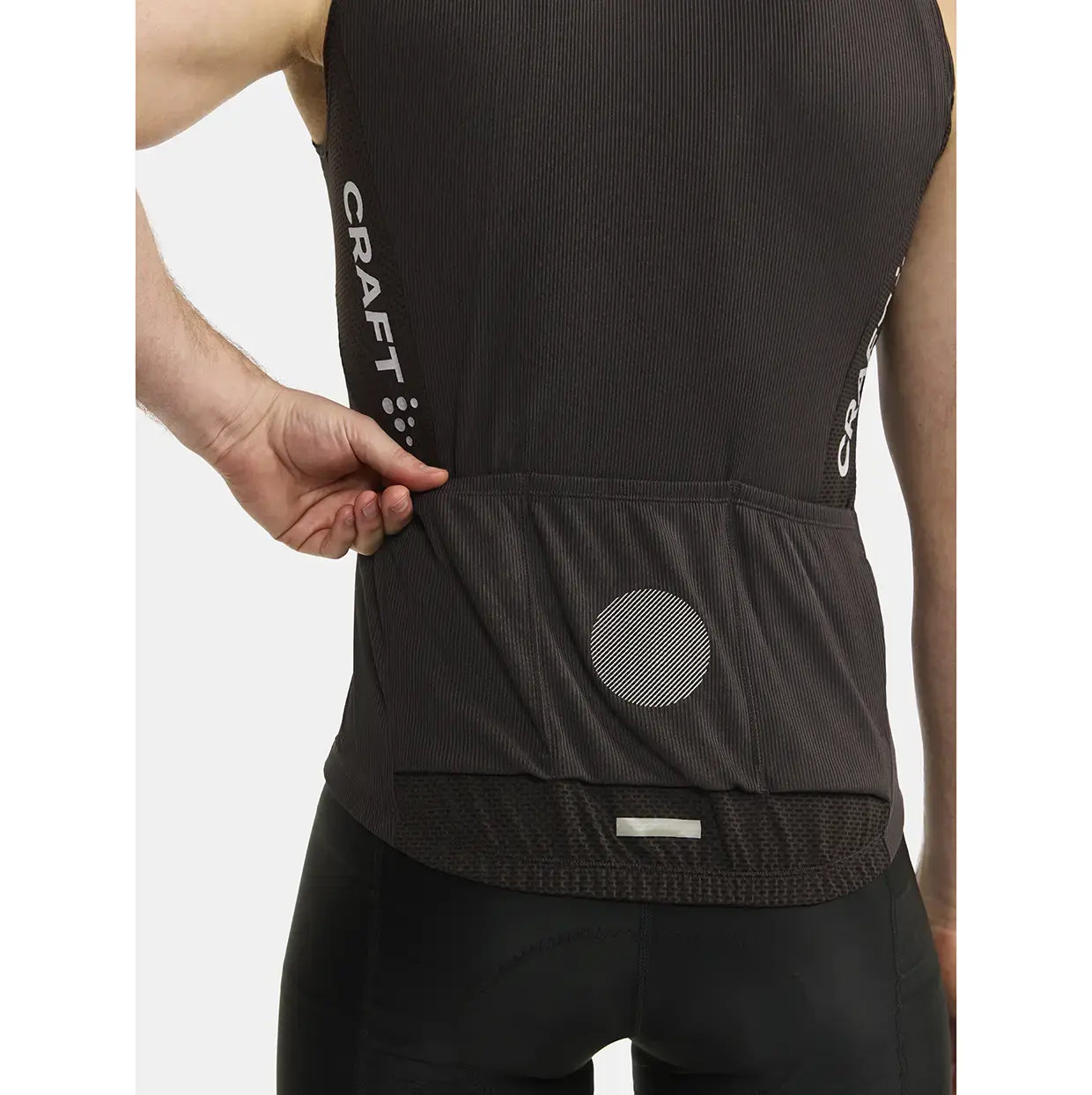 Craft ADV Endurance Fietsshirt Zonder Mouwen Grijs Heren