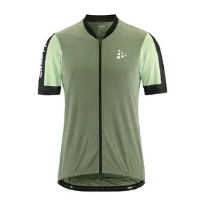 Craft Core Endurance Logo Fietsshirt Korte Mouwen Groen/Zwart Heren