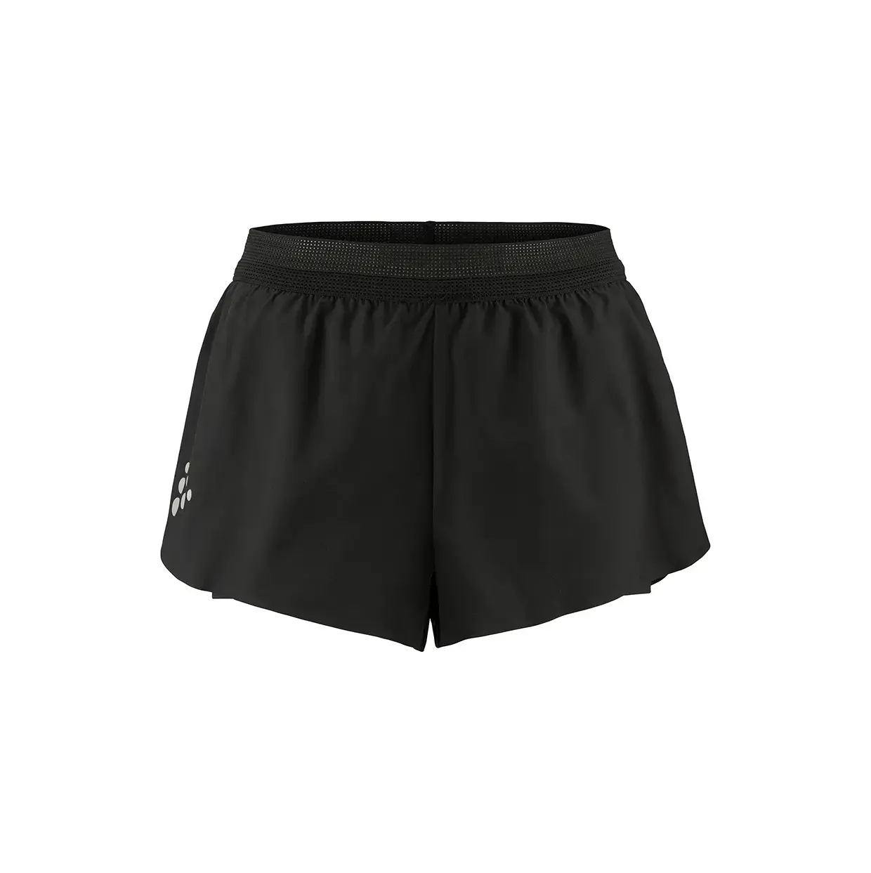Craft Pro Hypervent Split 2 Hardloopbroek Kort Zwart Dames