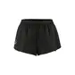 Craft Pro Hypervent Split 2 Hardloopbroek Kort Zwart Dames