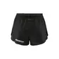 Craft Pro Hypervent Split 2 Hardloopbroek Kort Zwart Dames