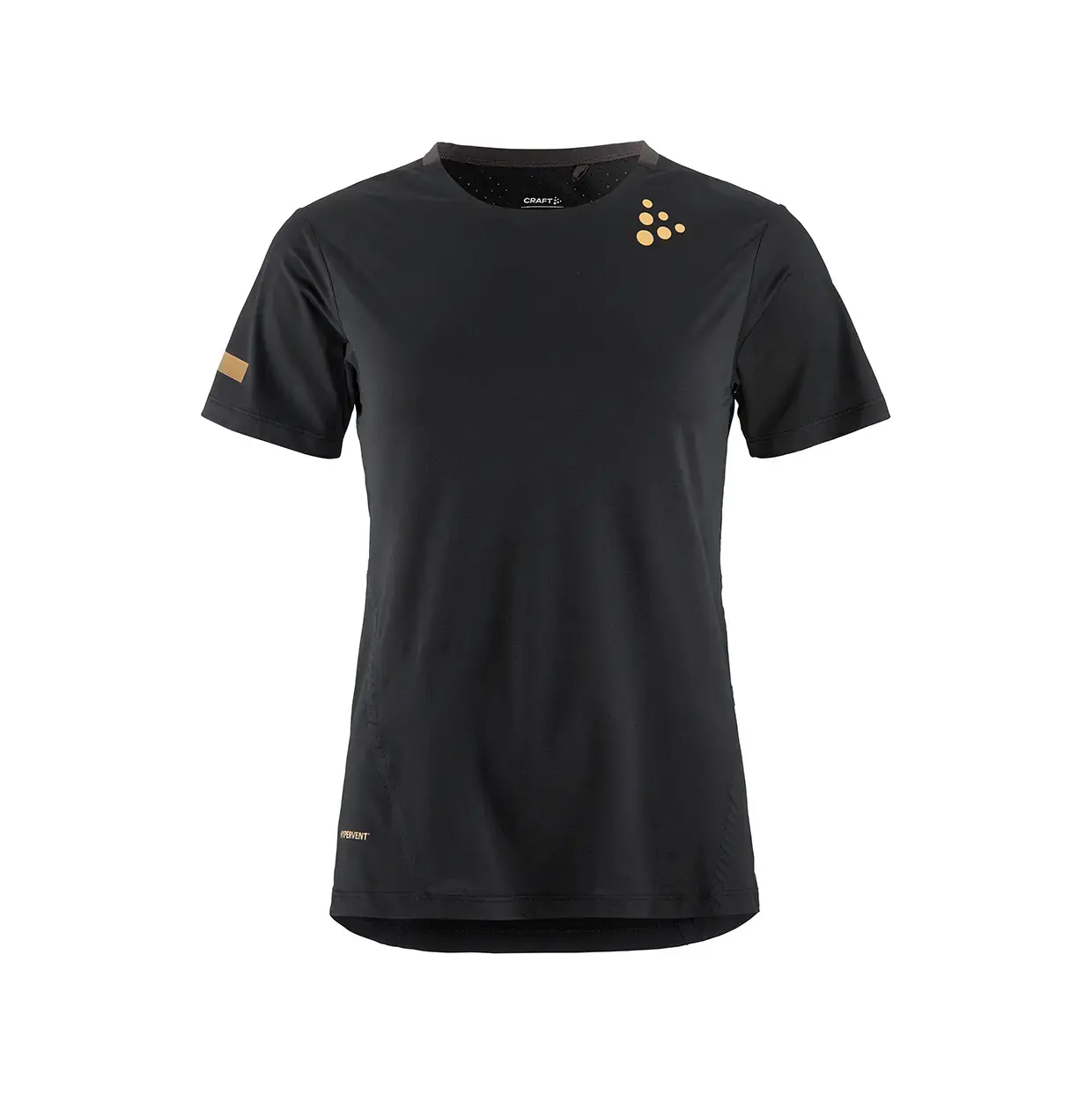 Craft Pro Hypervent 2 Hardloopshirt Korte Mouwen Zwart Dames