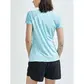 Craft ADV Essence Hardloopshirt Korte Mouwen Blauw Dames