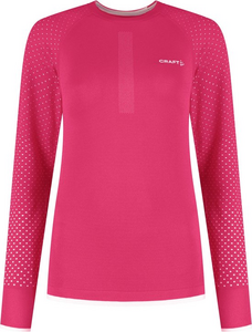 Craft ADV Warm Intensity Thermoshirt Lange Mouwen Roze Dames