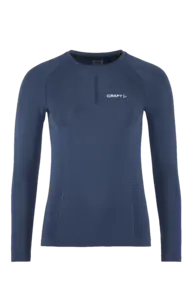 Craft ADV Cool Intensity LS Thermoshirt Lange Mouwen Blauw Dames