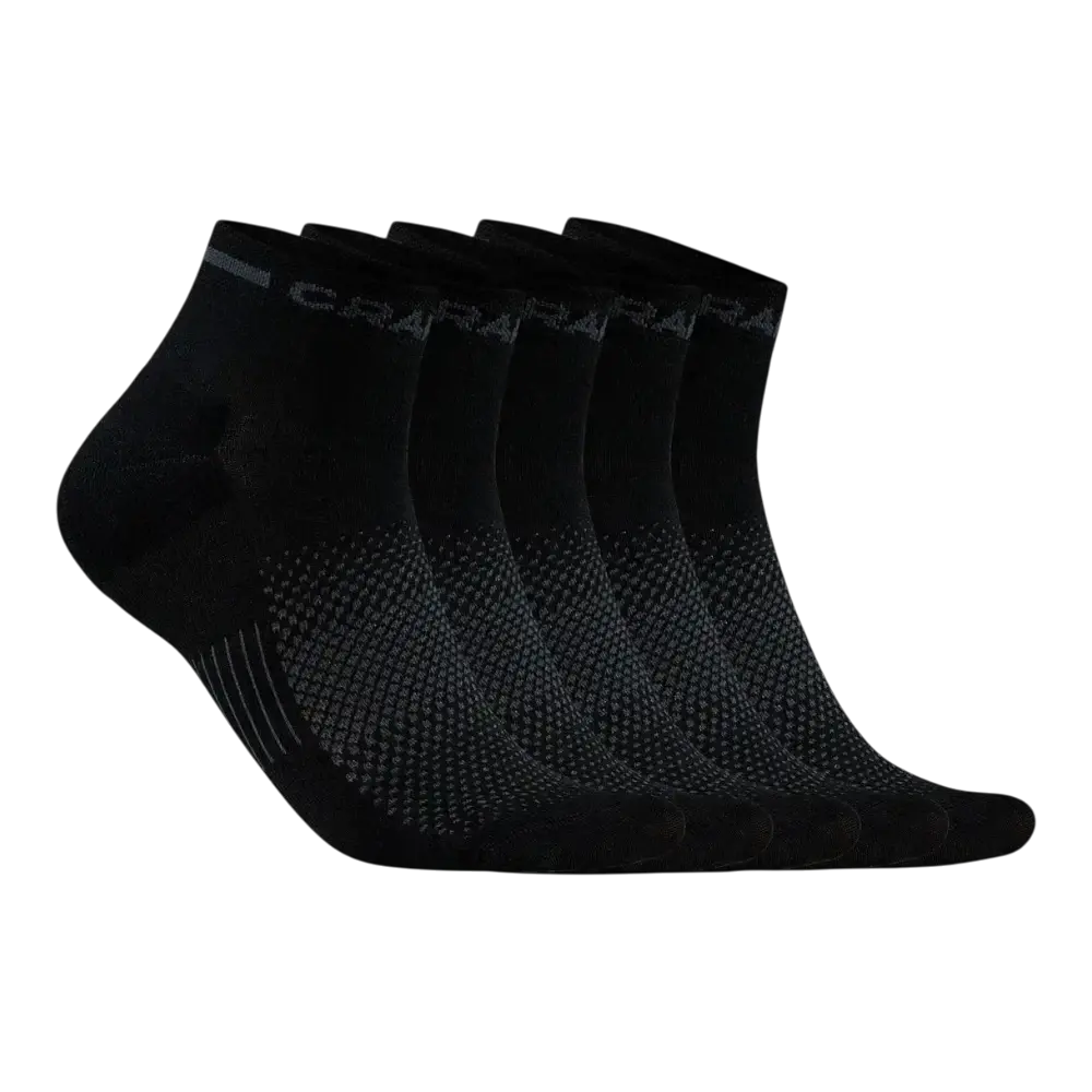 CRAFT CORE Dry Mid Sportsokken Zwart 5-Pack