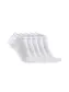 Craft CORE Dry Shaftless Sportsokken Wit 5-Pack