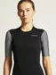 Craft ADV Aero Fietsshirt Korte Mouwen Zwart/Grijs Dames