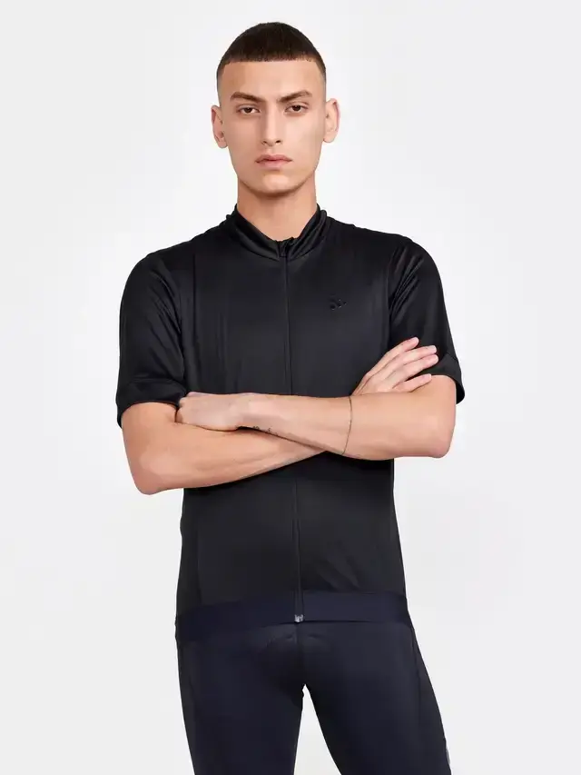 Craft Core Essence Fietsshirt Korte Mouwen Zwart Heren