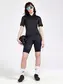 Craft Core Essence Regular Fit Fietsshirt Korte Mouwen Zwart Dames