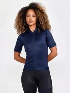 Craft Core Essence Regular Fit Fietsshirt Korte Mouwen Blauw Dames