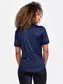 Craft Core Essence Regular Fit Fietsshirt Korte Mouwen Blauw Dames