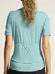 Craft Core Essence Regular Fit Fietsshirt Korte Mouwen Lichtblauw Dames