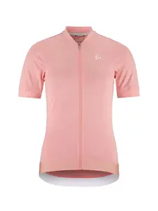 Craft Core Essence Regular Fit Fietsshirt Korte Mouwen Lichtroze Dames