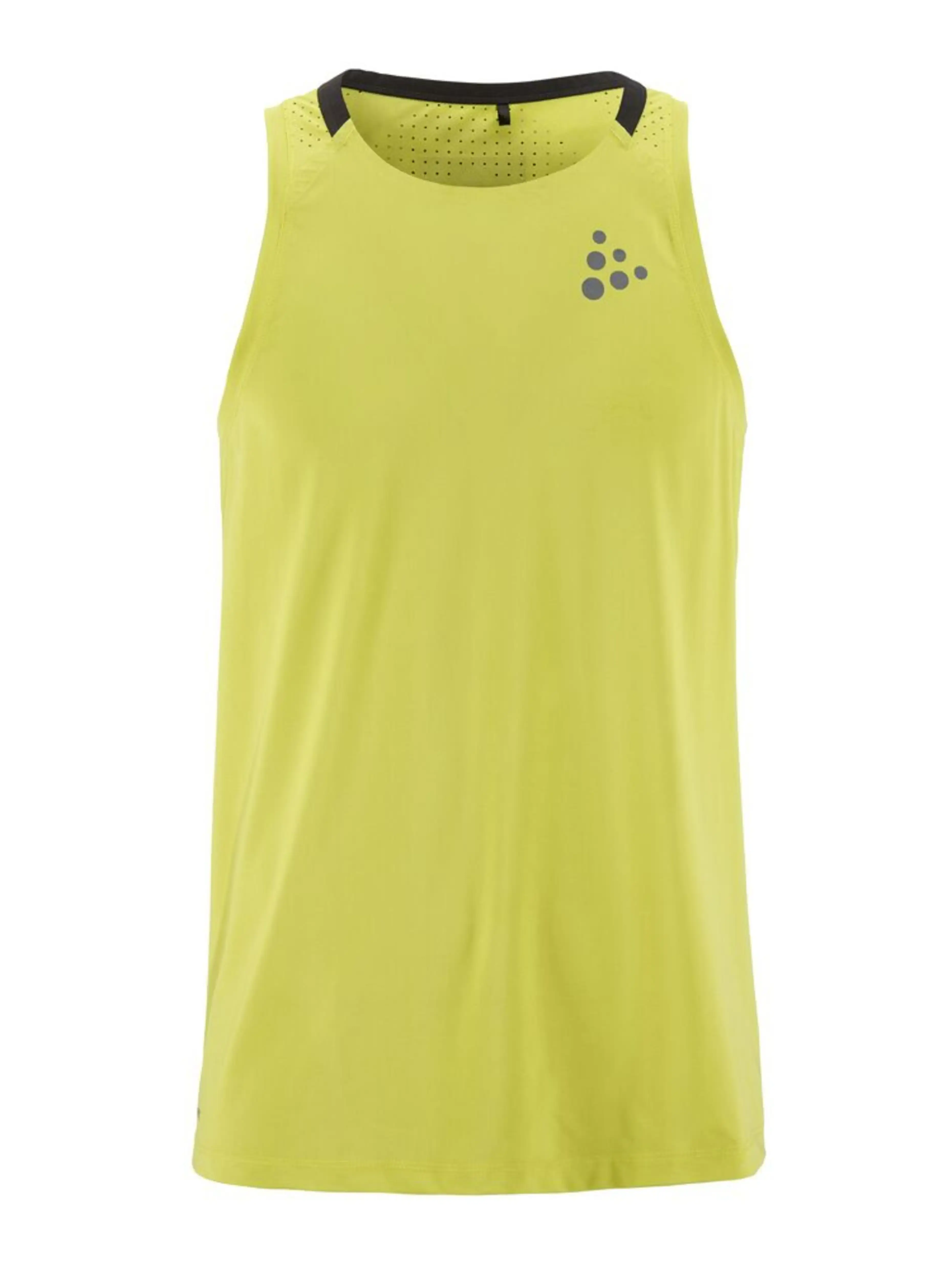 Craft Pro Hypervent 2 Hardloop Singlet Geel Heren