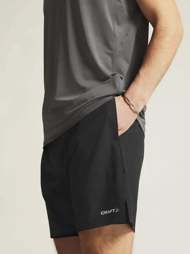 Craft ADV Essence 2 2-IN-1 Hardloopbroek Kort Zwart Heren