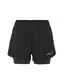 Craft ADV Essence 2 2-IN-1 Hardloopbroek Kort Zwart Dames