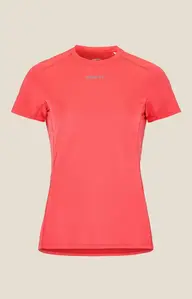 Craft ADV Essence 3 Hardloopshirt Korte Mouwen Cheer Dames