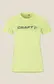 Craft CORE Unify Logo Hardloopshirt Korte Mouwen Lichtgroen Dames
