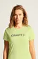 Craft CORE Unify Logo Hardloopshirt Korte Mouwen Lichtgroen Dames