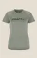 Craft CORE Unify Logo Hardloopshirt Korte Mouwen Grijs/Groen Dames